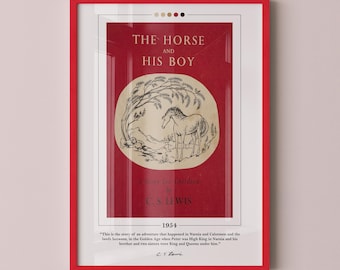 Het paard en zijn jongen-boekomslagposter | C. S. Lewis, poster The Chronicles of Narnia, boekposters, canvas muurkunst, cadeaus boekenliefhebber