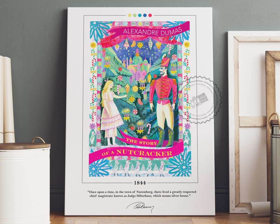 The Story of a Nutcracker Book Cover Poster Alexandre Dumas, the Story