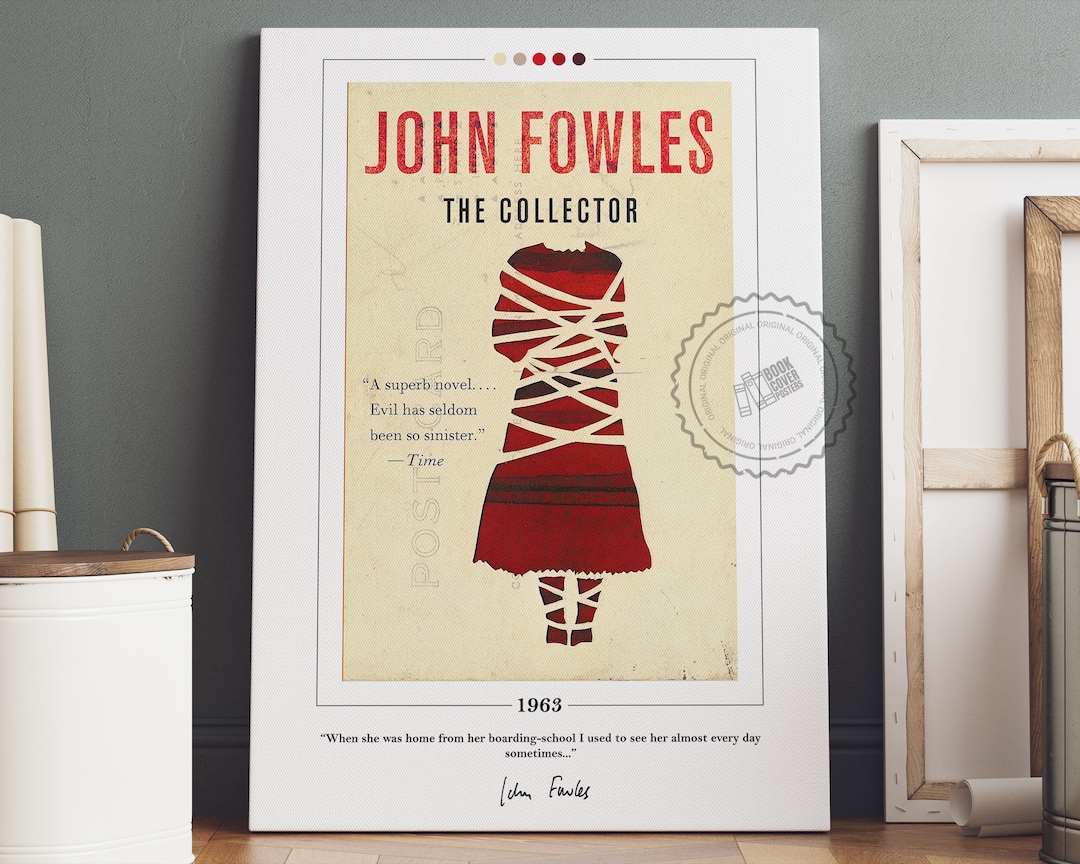 The Collector Book Cover Poster | John Fowles, the Collector Poster