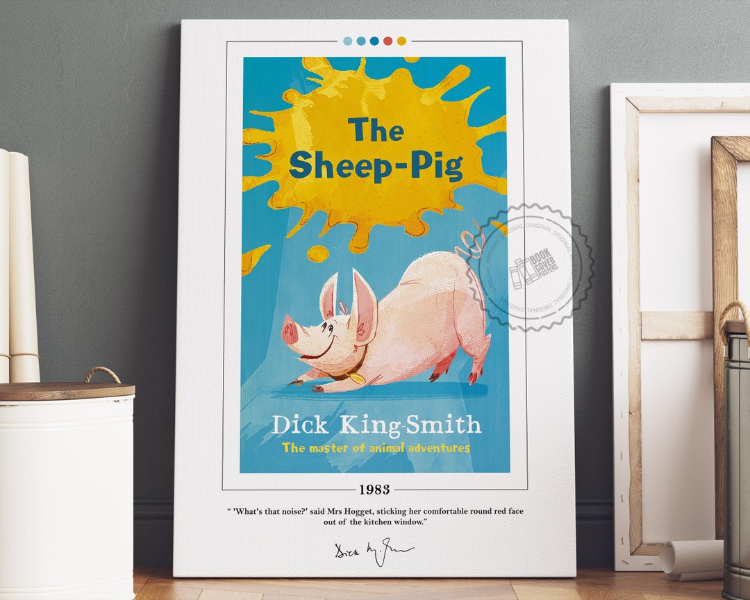 The Sheep Pig Book Cover Poster Dick King Smith, the Sheep Pig Poster