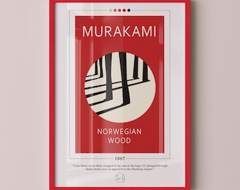 村上春樹著『ノルウェイの森』革装ハードカバー本 - コレクターズ