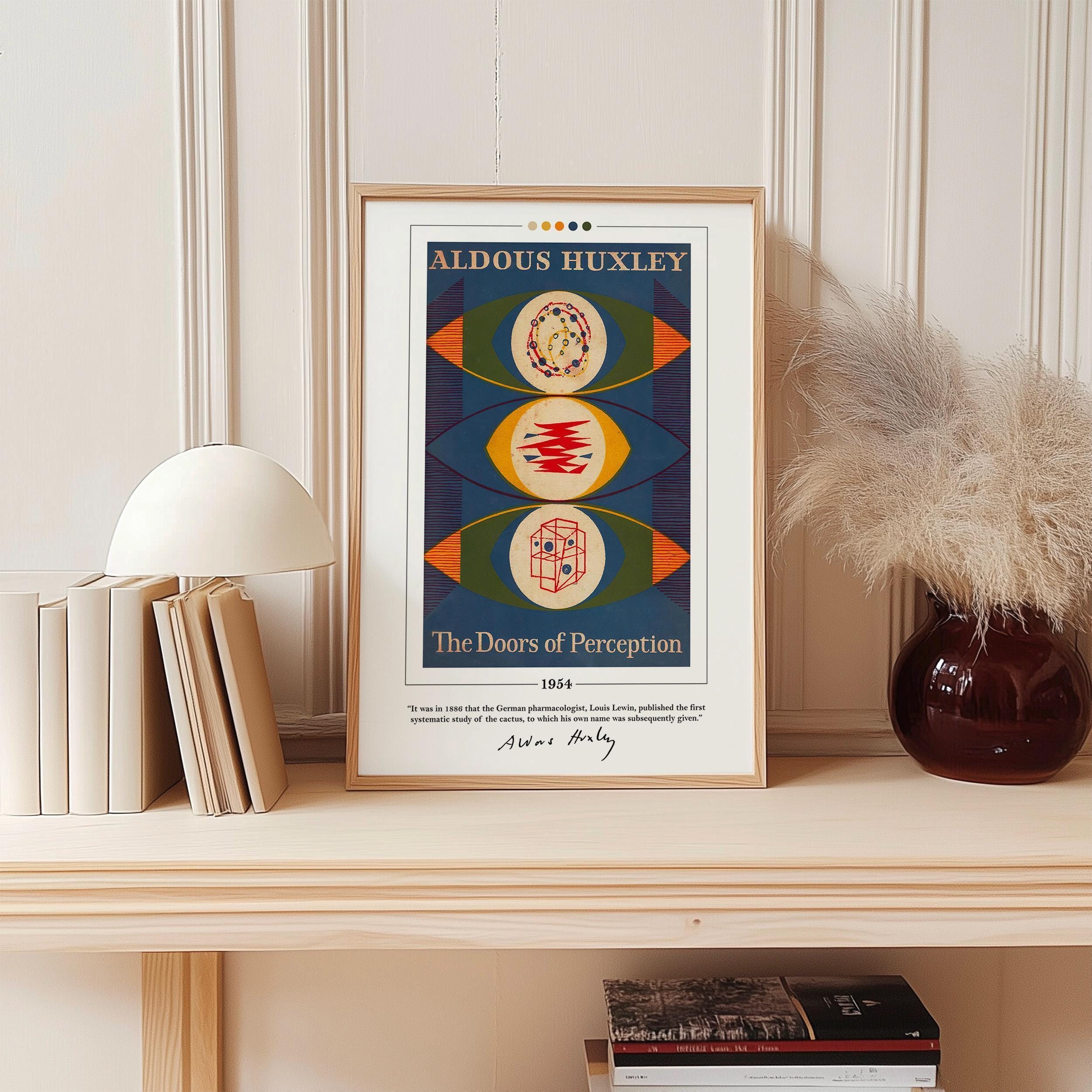 The Doors of Perception Book Cover Poster | Aldous Huxley, the