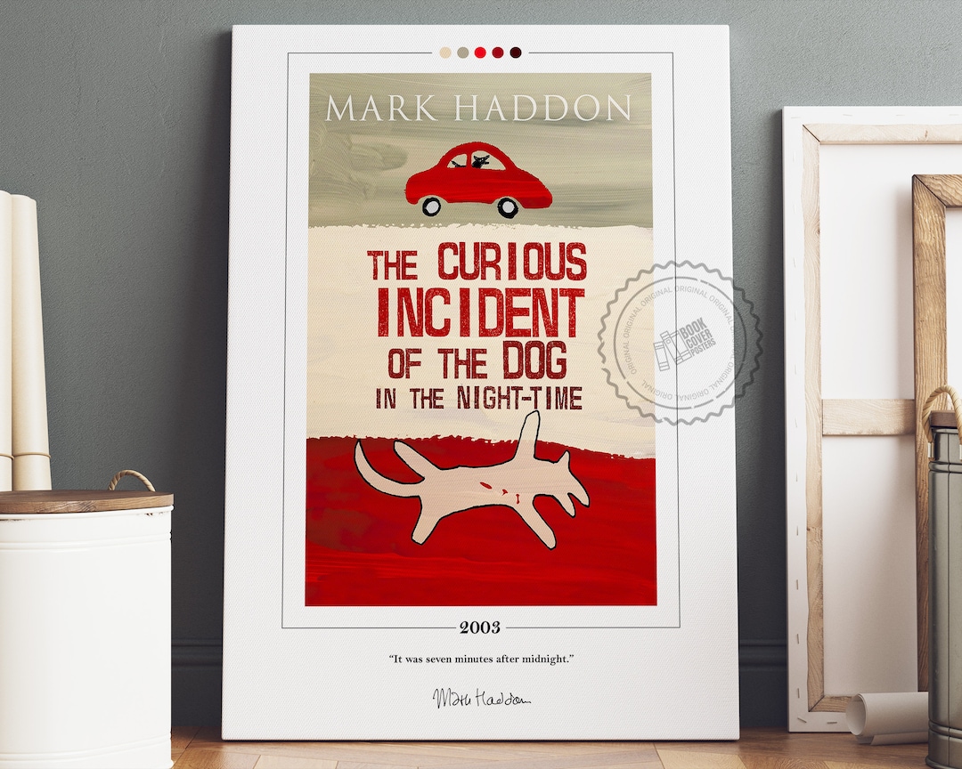 The Curious Incident of the Dog in the Night-time Book Cover Etsy