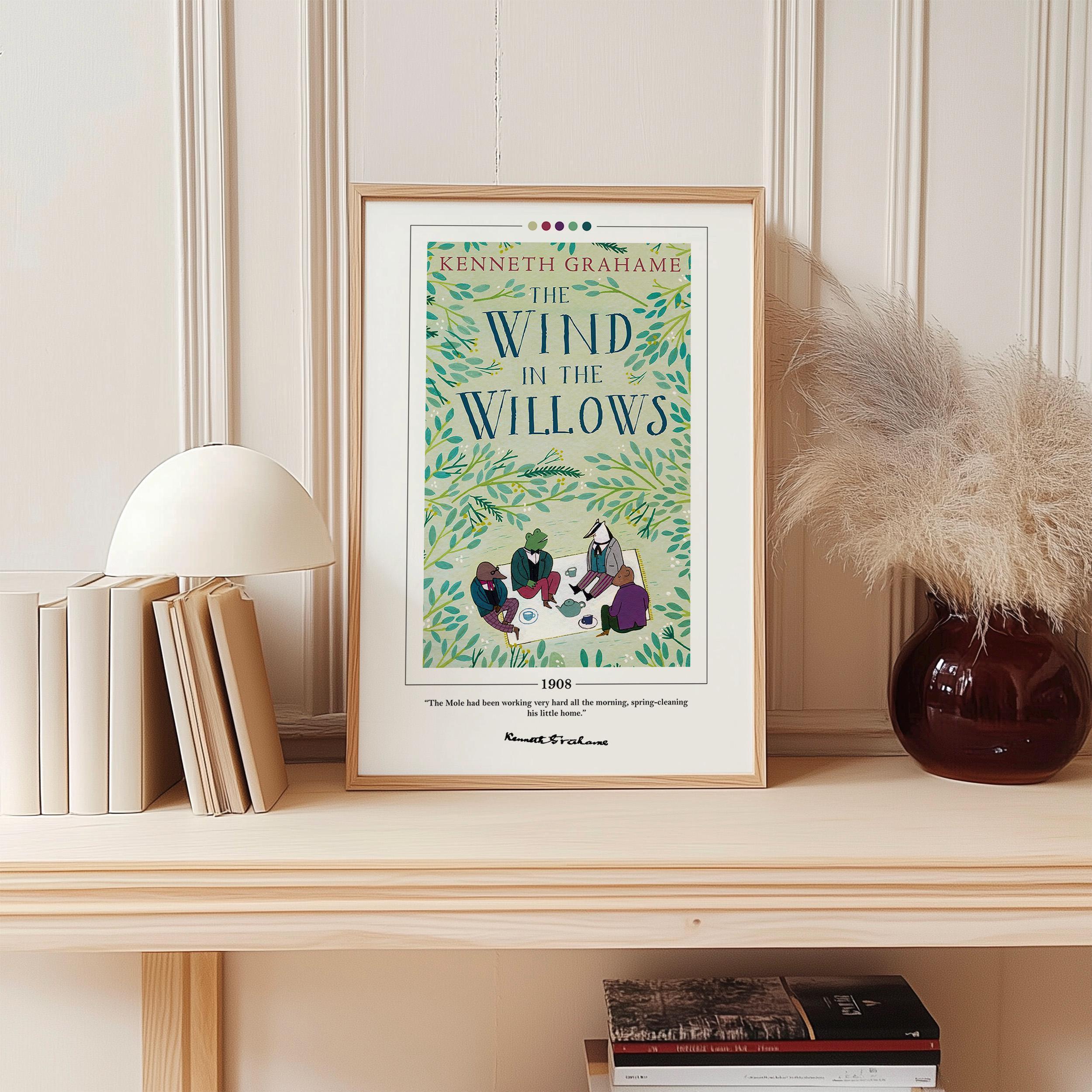 The Wind in the Willows Book Cover Poster | Kenneth Grahame, the Wind ...