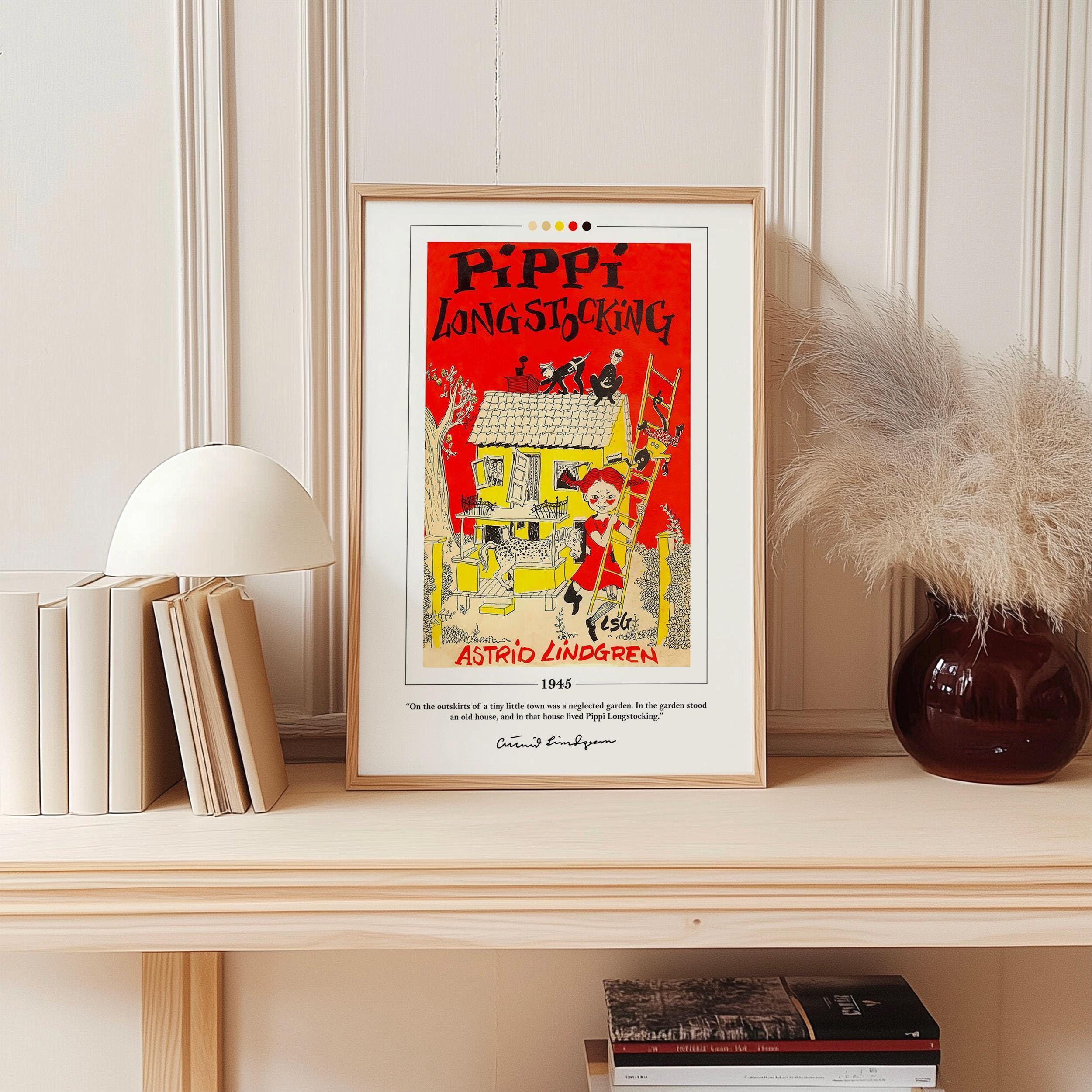 長くつ下のピッピ ブックカバーポスター | アストリッド