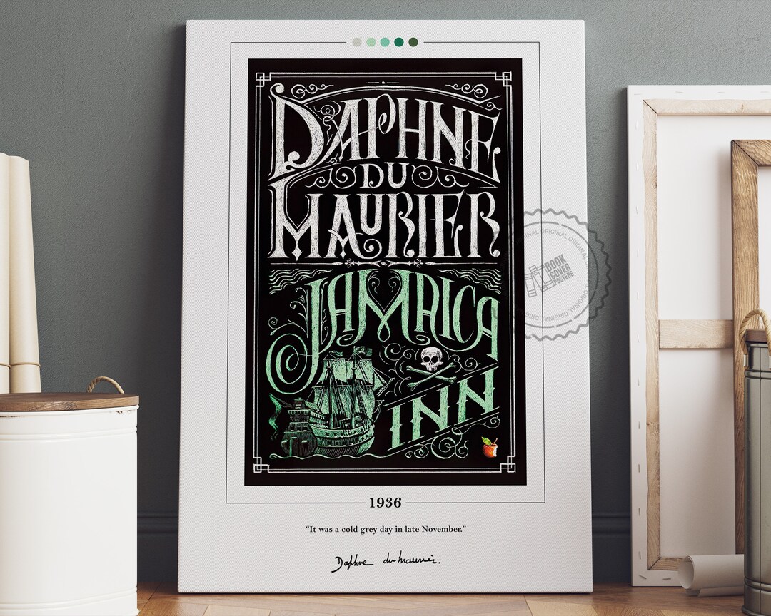 Jamaica Inn Book Cover Poster Daphne Du Maurier Jamaica Inn Etsy