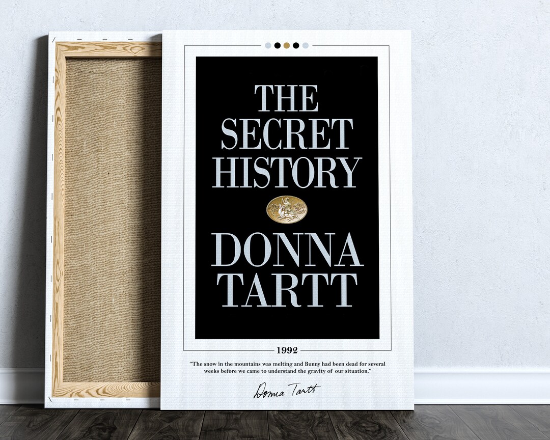 The Secret History Book Cover Poster Donna Tartt, the Secret History Poster, Secret History