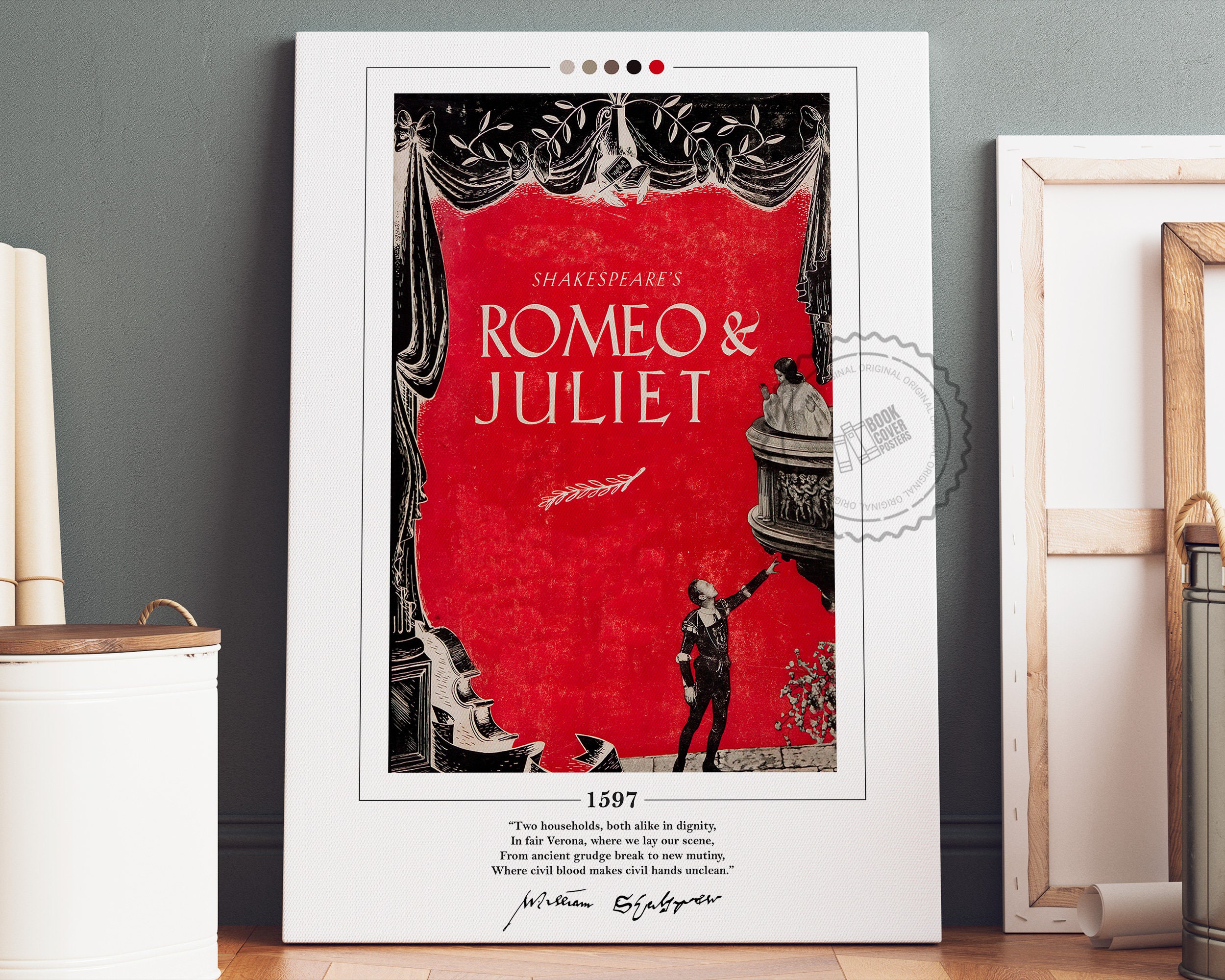 Romeo And Juliet Original Book Cover