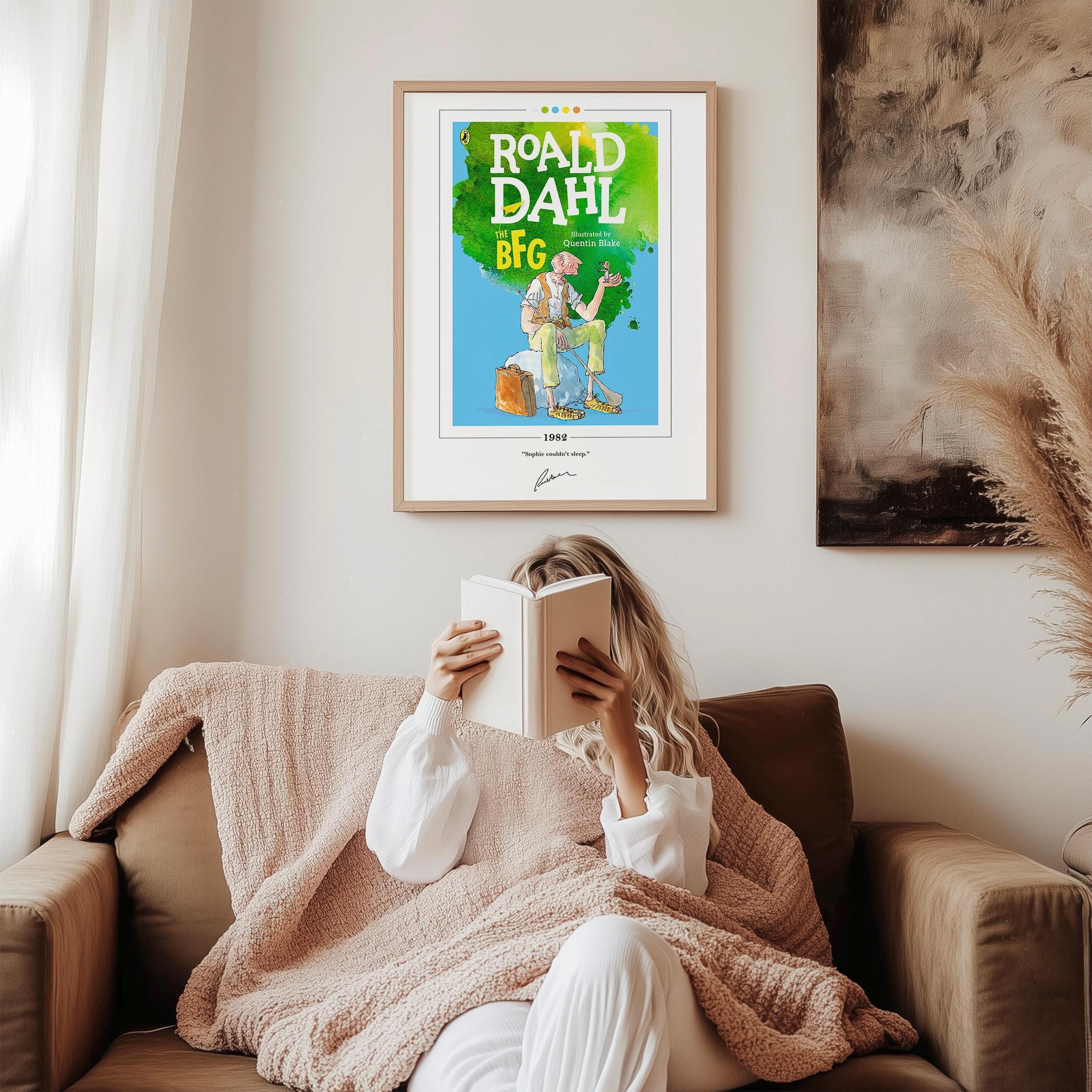 The BFG Book Cover Poster | Roald Dahl, the BFG Poster, the BFG Print ...