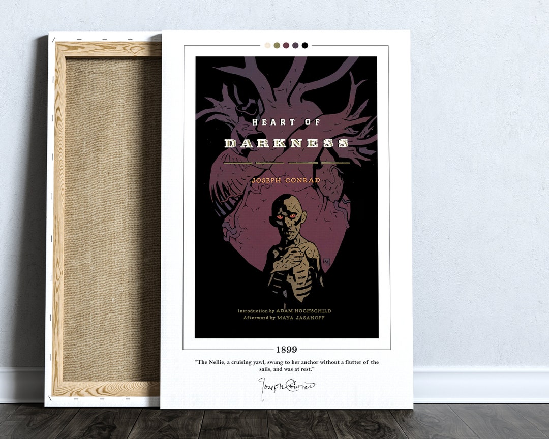 Heart of Darkness Book Cover Poster | Joseph Conrad, Heart of Darkness