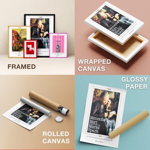 Memento Mori Book Cover Poster | Muriel Spark, Memento Mori Poster, Memento Mori Print, Book Posters, Canvas Wall Art, Book Lover Gift image 4