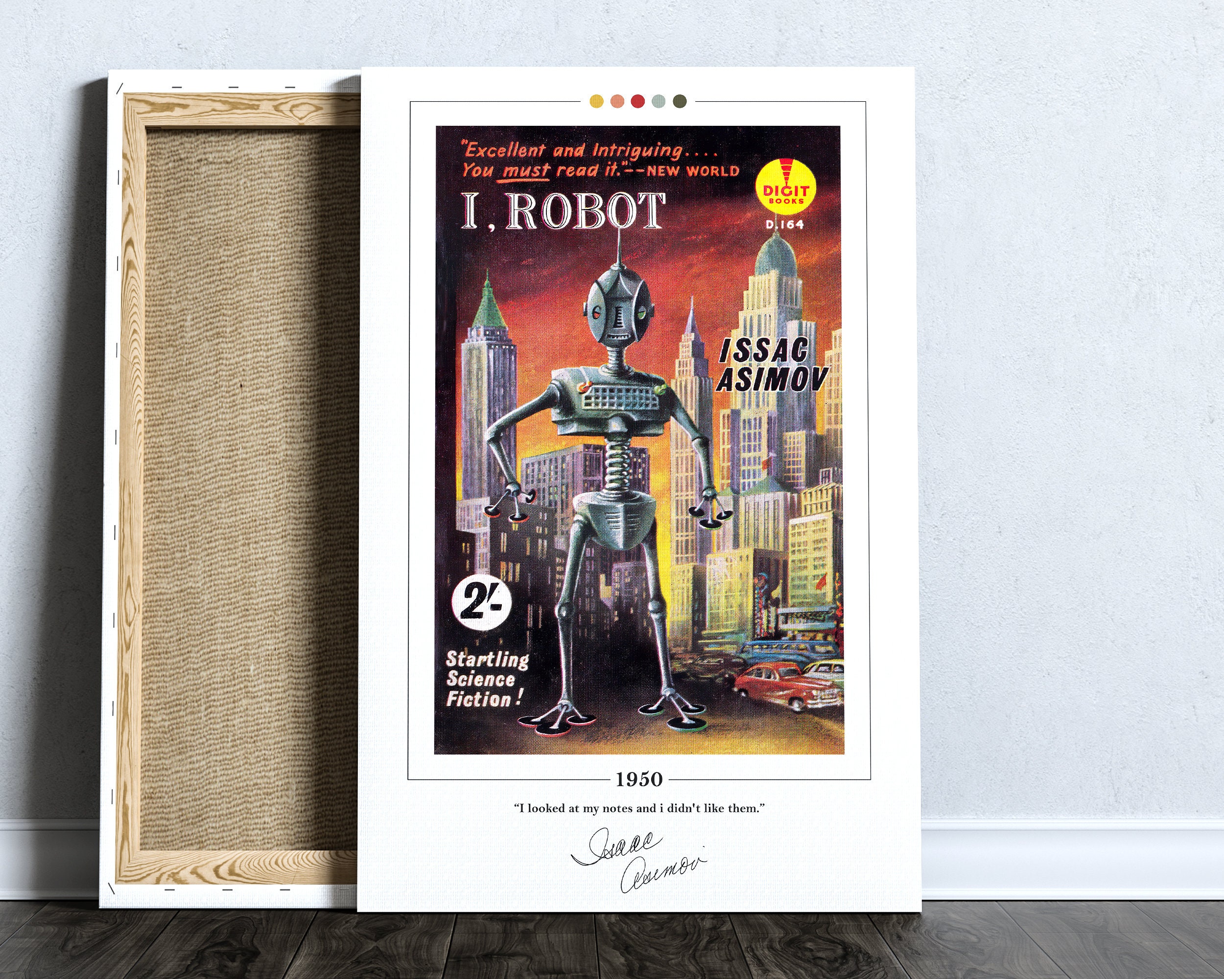 I Robot Book Cover Poster Isaac Asimov, I Robot Poster, I Robot Print, Book  Posters, Book Prints, Canvas Print, Book Art, Book Lover Gift - Etsy