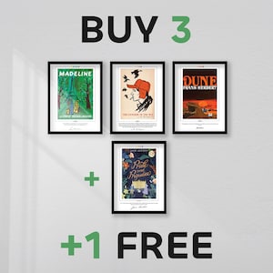 Acquista 3 Ottieni 1 gratis Scegli la copertina del tuo libro Poster / Poster di libri, Stampe di libri, Arte da parete su tela, Arte del libro, Regalo per gli amanti dei libri, Regali libreschi