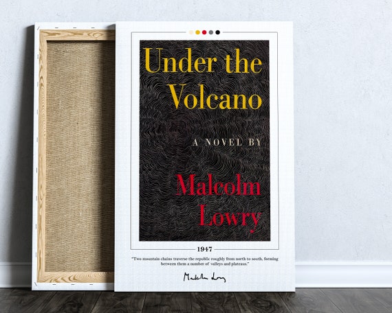 Under the Volcano Book Cover Poster Malcolm Lowry Under the - Etsy