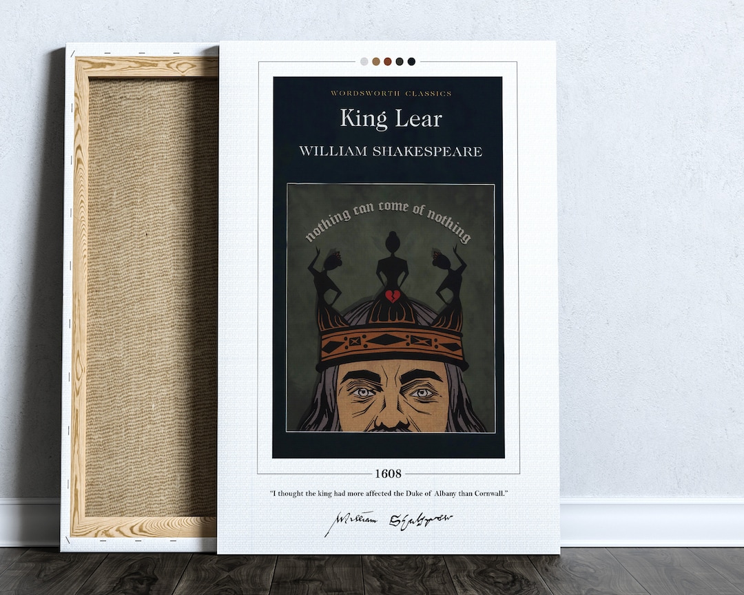 Buy King Lear Book Cover Poster William Shakespeare, King Lear Poster
