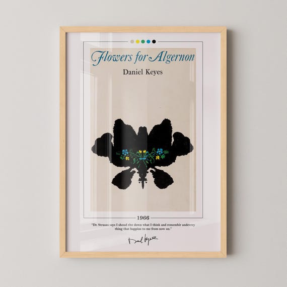 アルジャーノンに花束を』ブックカバーポスター | ダニエル