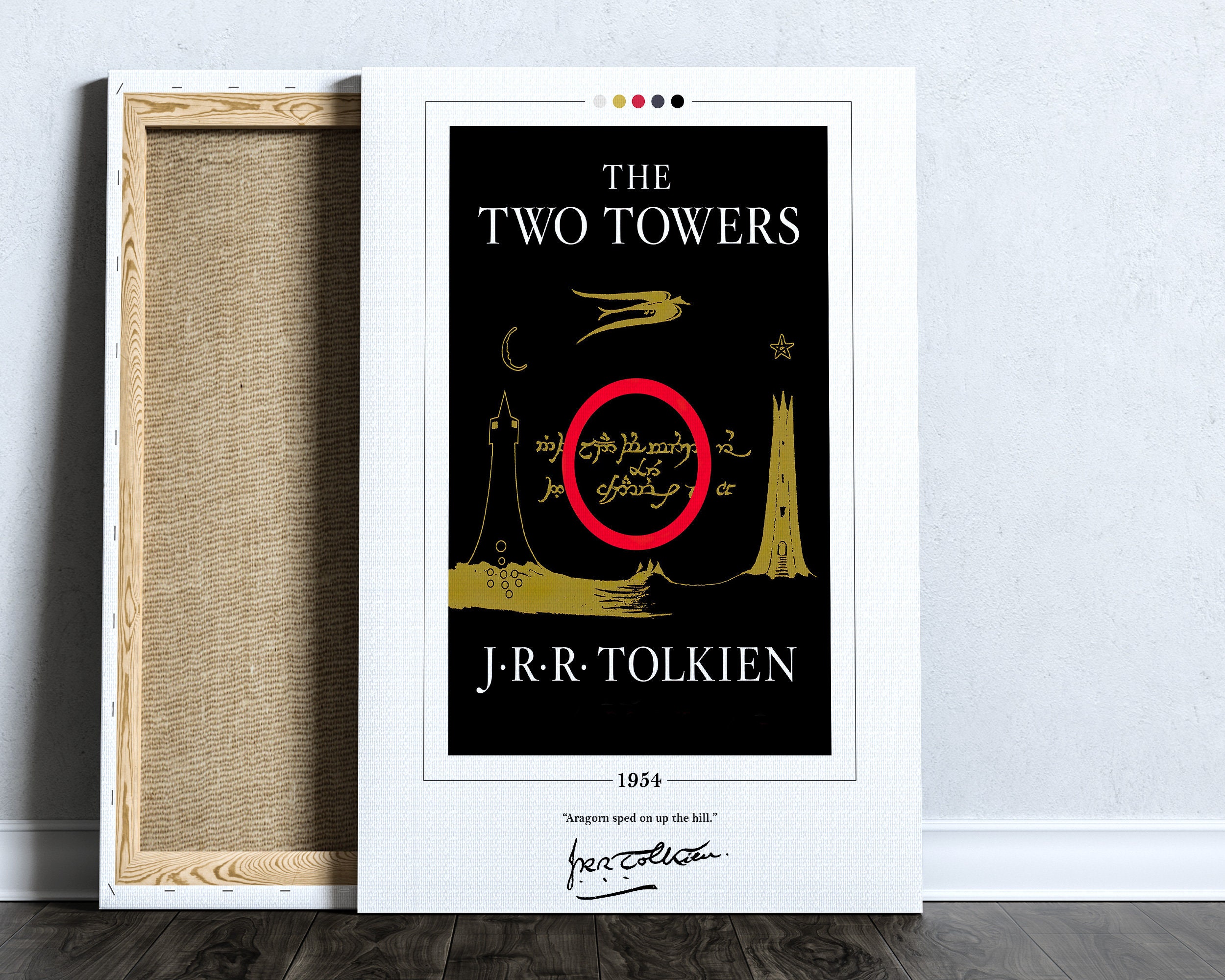 Lord of the Rings: The Two Towers (2002) Solid-Faced Canvas Print