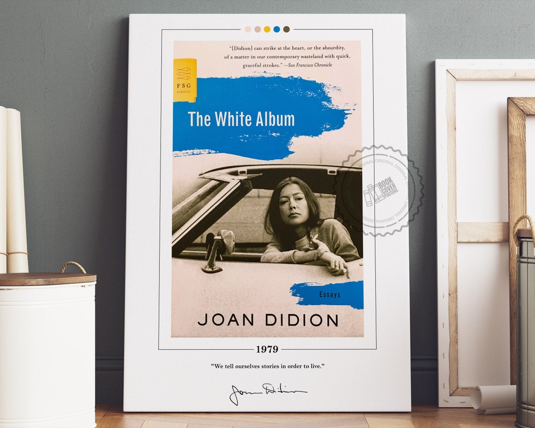 The White Album Book Cover Poster | Joan Didion, the White Album Poster
