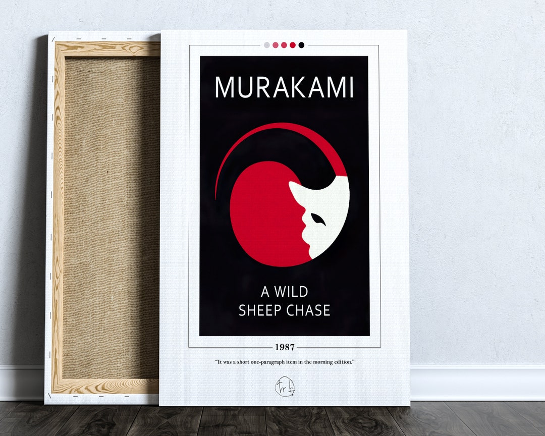 A Wild Sheep Chase Book Cover Poster | Haruki Murakami, A Wild Sheep