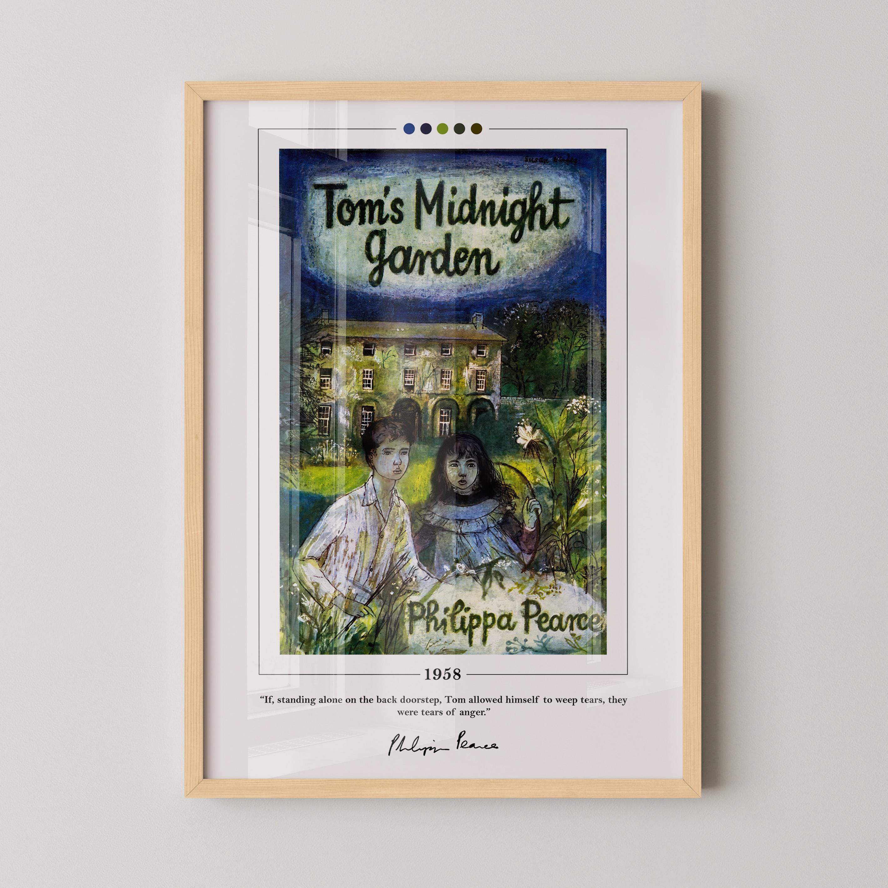 Tom's Midnight Garden Book Cover Poster | Philippa Pearce, Tom's