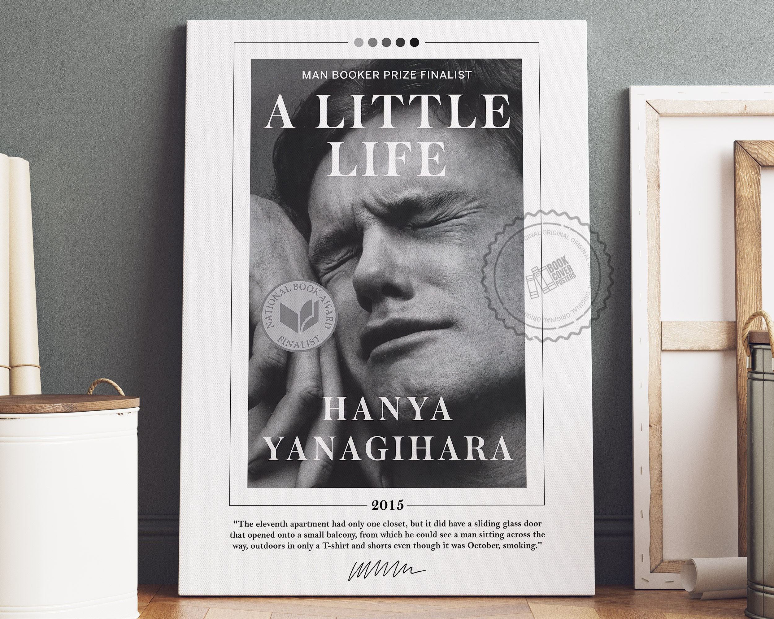 A Little Life Book Cover Poster Hanya Yanagihara, A Little Life Poster,  Book Posters, Canvas Wall Art, Book Art, Book Lover Gift 