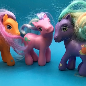 マイリトルポニー ヴィンテージ G3バイクSETナイルパーチあちゃちゅむ My Little Pony Toys G3 - Etsy