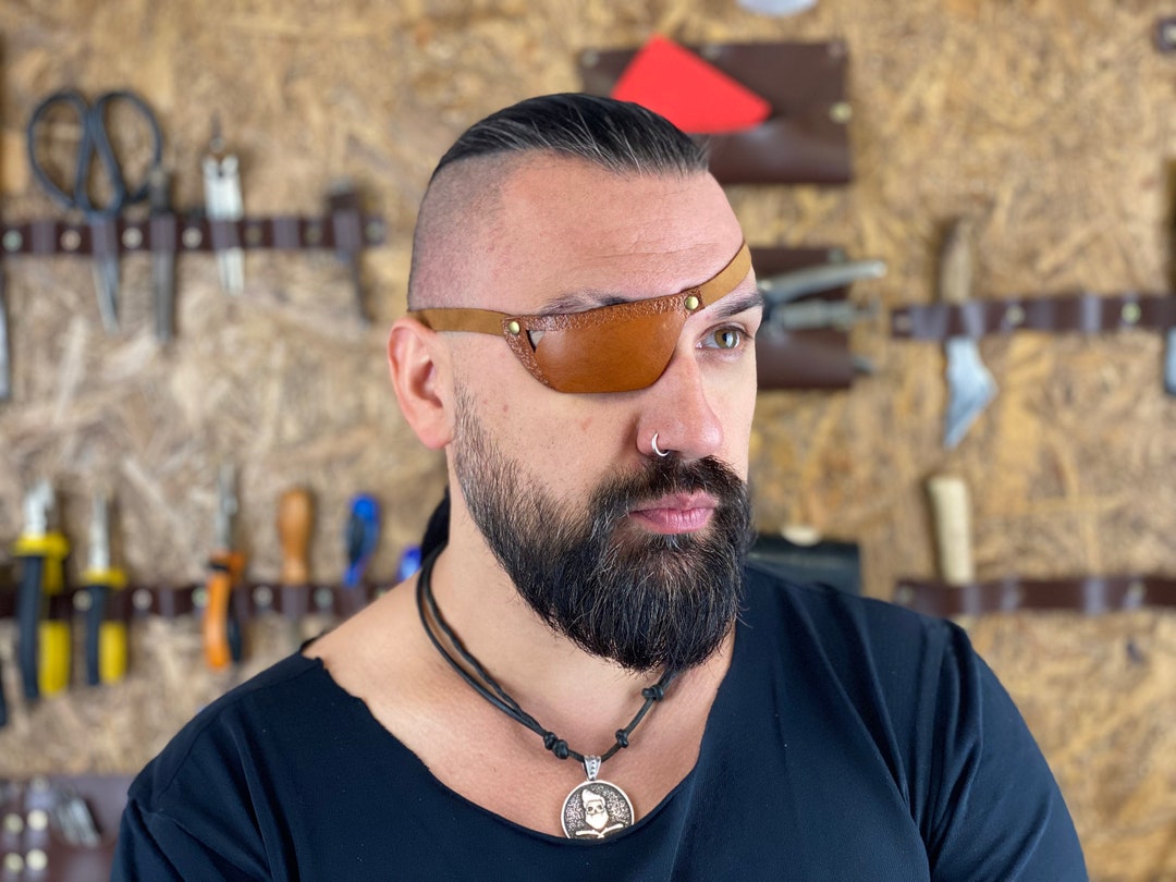 Leather Eye Patch Eye Patch Man Eye Patch Woman Eye Etsy