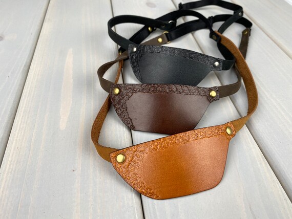 Leather Eye Patch Eye Patch Man Eye Patch Woman Eye - Etsy