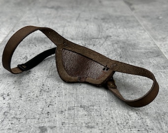 Leather Eye Patch | Eye Patch | Man Eye Patch | Woman Eye Patch | Unisex Eye Patch | Slim Eye Patch |  Medical Eye Patch, augenklappe