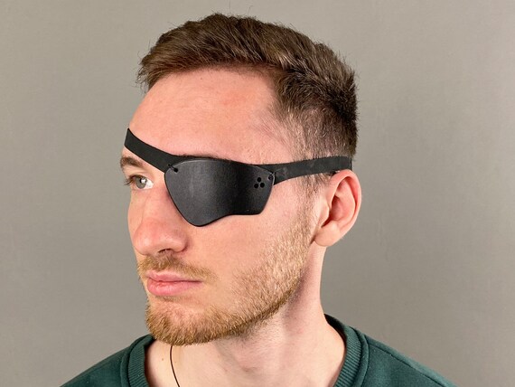 Leather Eye Patch, Small Eye Patch, Slim Eye Patch, Eyepatch, Eye Mask