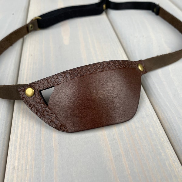 Leather Eye Patch | Eye Patch | Man Eye Patch | Woman Eye Patch | Unisex Eye Patch | Slim Eye Patch |  Medical Eye Patch, augenklappe