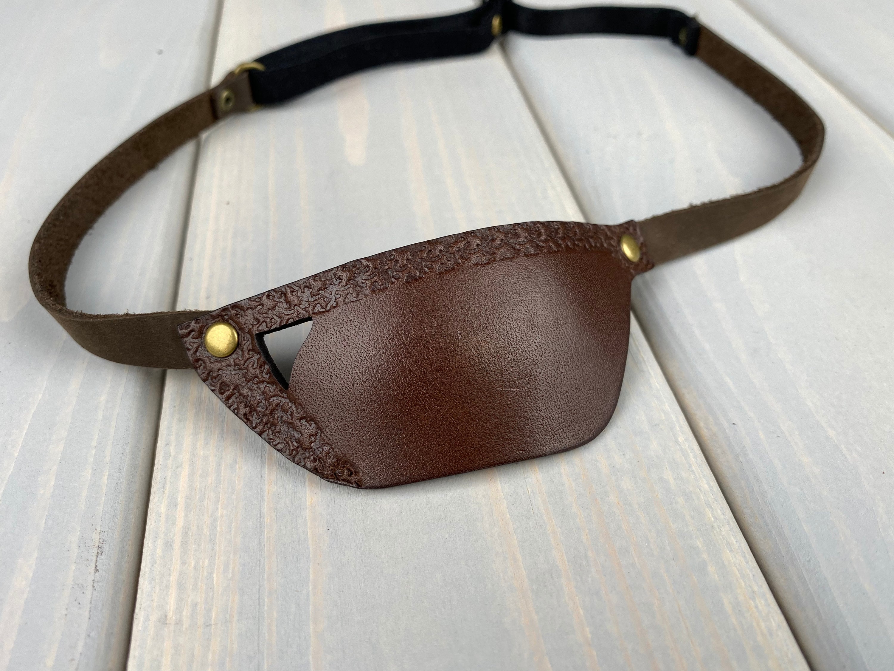 Leather Eye Patch, Unisex Eye Patch, Original Design, Black Eye Patch,  Eyepatch