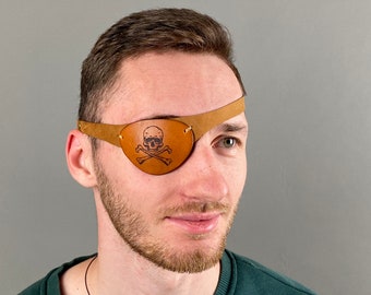 Leather Eye Patch | Eye Patch | Man Eye Patch | Woman Eye Patch | Unisex Eye Patch | Slim Eye Patch |  Medical Eye Patch, augenklappe