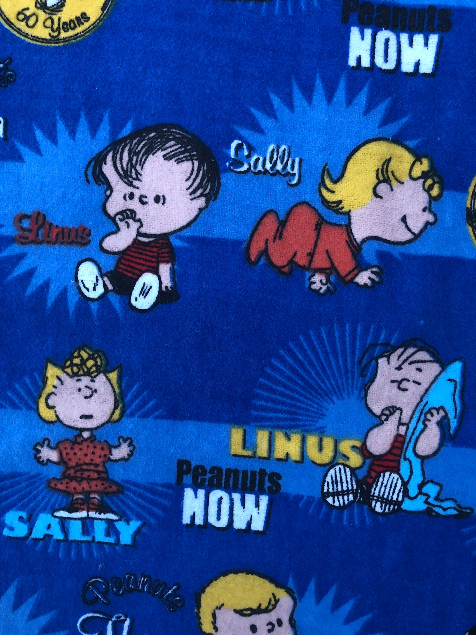 Charlie Brown Stripe Then and Now 2010 Peanuts Fabric-100% Cotton ...