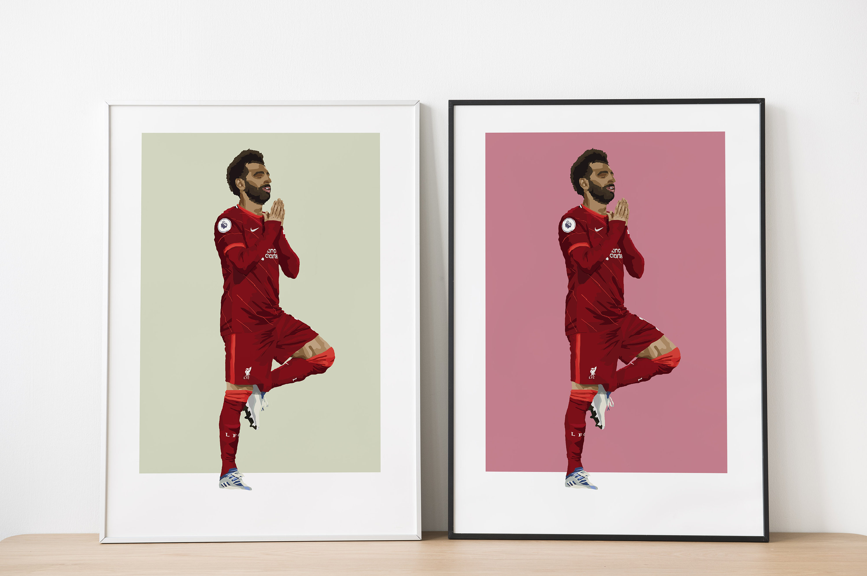 Mo Salah Art Print / Liverpool FC Wall Art / Liverpool FC Etsy UK