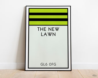 Forest Green Rovers Monopoly Wall Art / The New Lawn Stadium Art Print / Forest Green Rovers Poster / Football Art Print / Football Gift