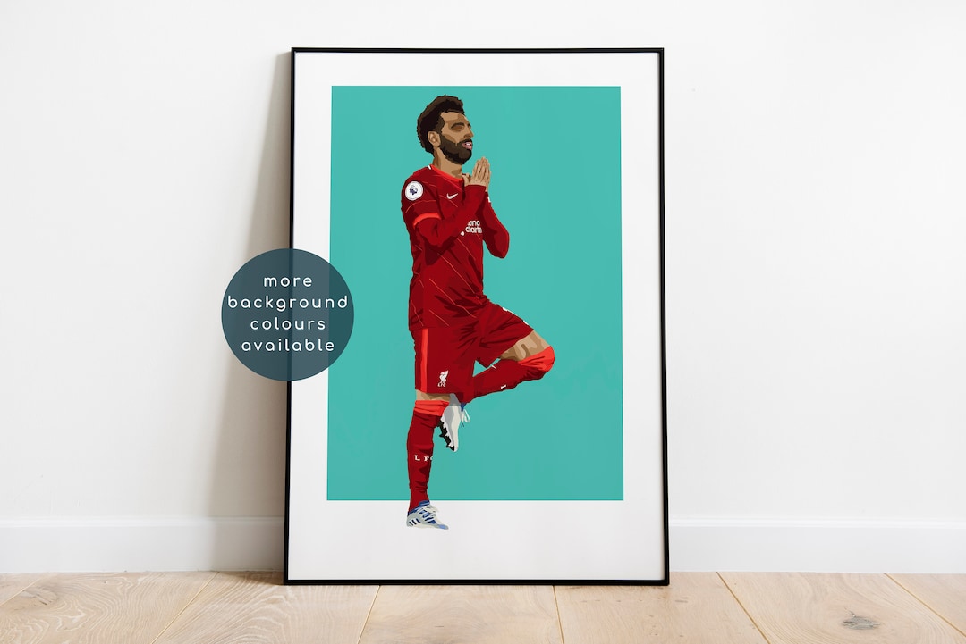 Mo Salah Art Print / Liverpool FC Wall Art / Liverpool FC Poster / LFC