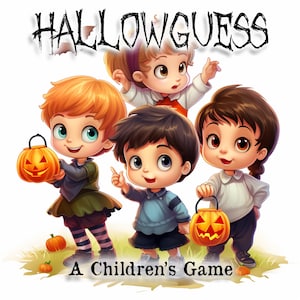 Halloween Party Game for Children, print and play anywhere - at home, at school, at parties.