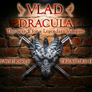 Vlad Dracula 1 - Search for the Vampire - DIY Treasure Hunt Game - Printable Kit | Printable Escape Room Kit | DIY Escape Room | Party Games