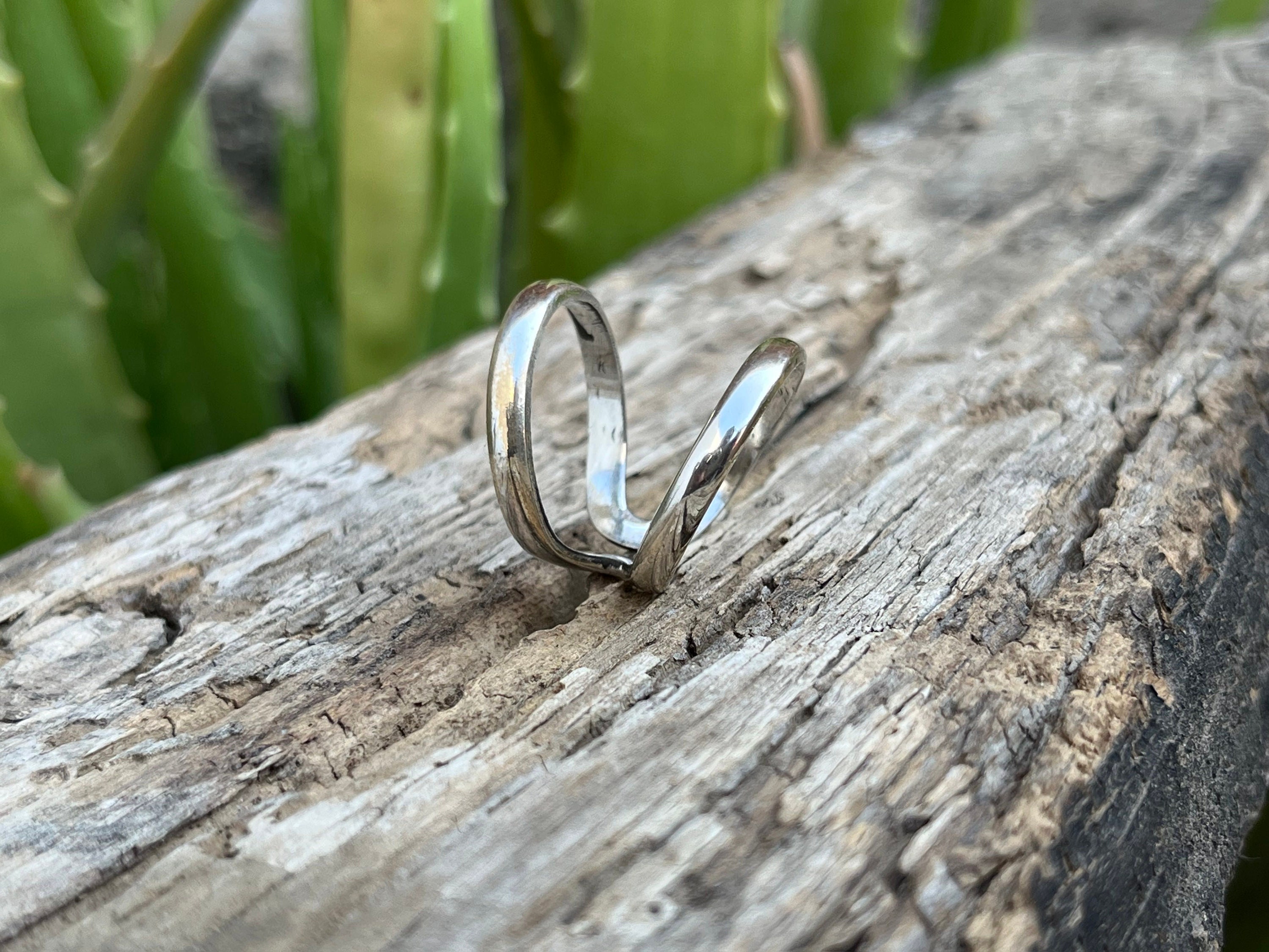 Adjustable Swan Splint Ring Sterling Silver Swan Splint Ring RA Rheumatoid Arthritis Ring Pip