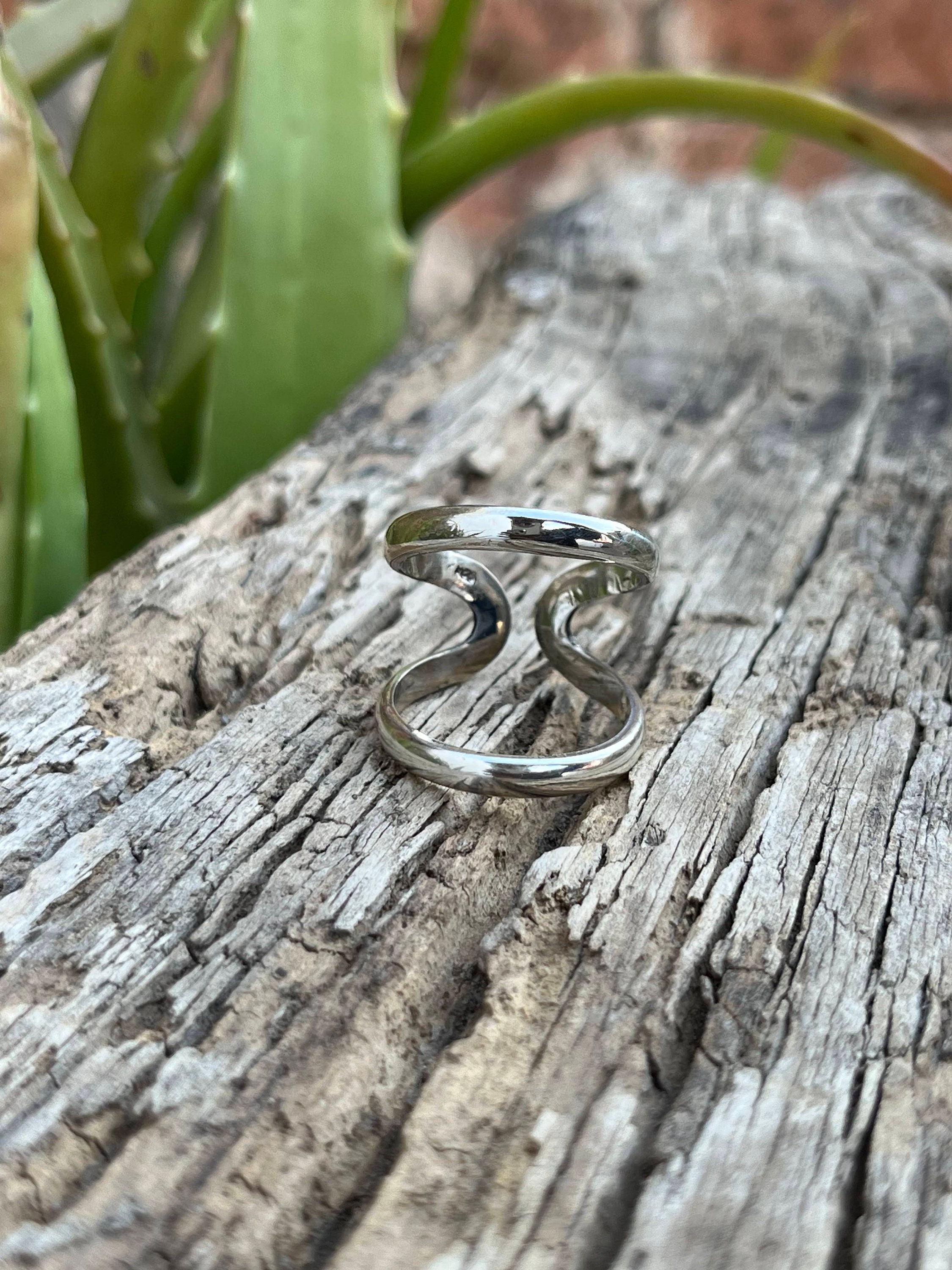 Adjustable Swan Splint Ring Sterling Silver Swan Splint Ring RA Rheumatoid Arthritis Ring Pip