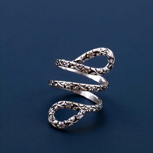 Adjustable Swan Splint Ring, Adjustable Arthritis Ring for DIP/PIP Joint Support, 925 Sterling Silver Therapeutic Finger Splint