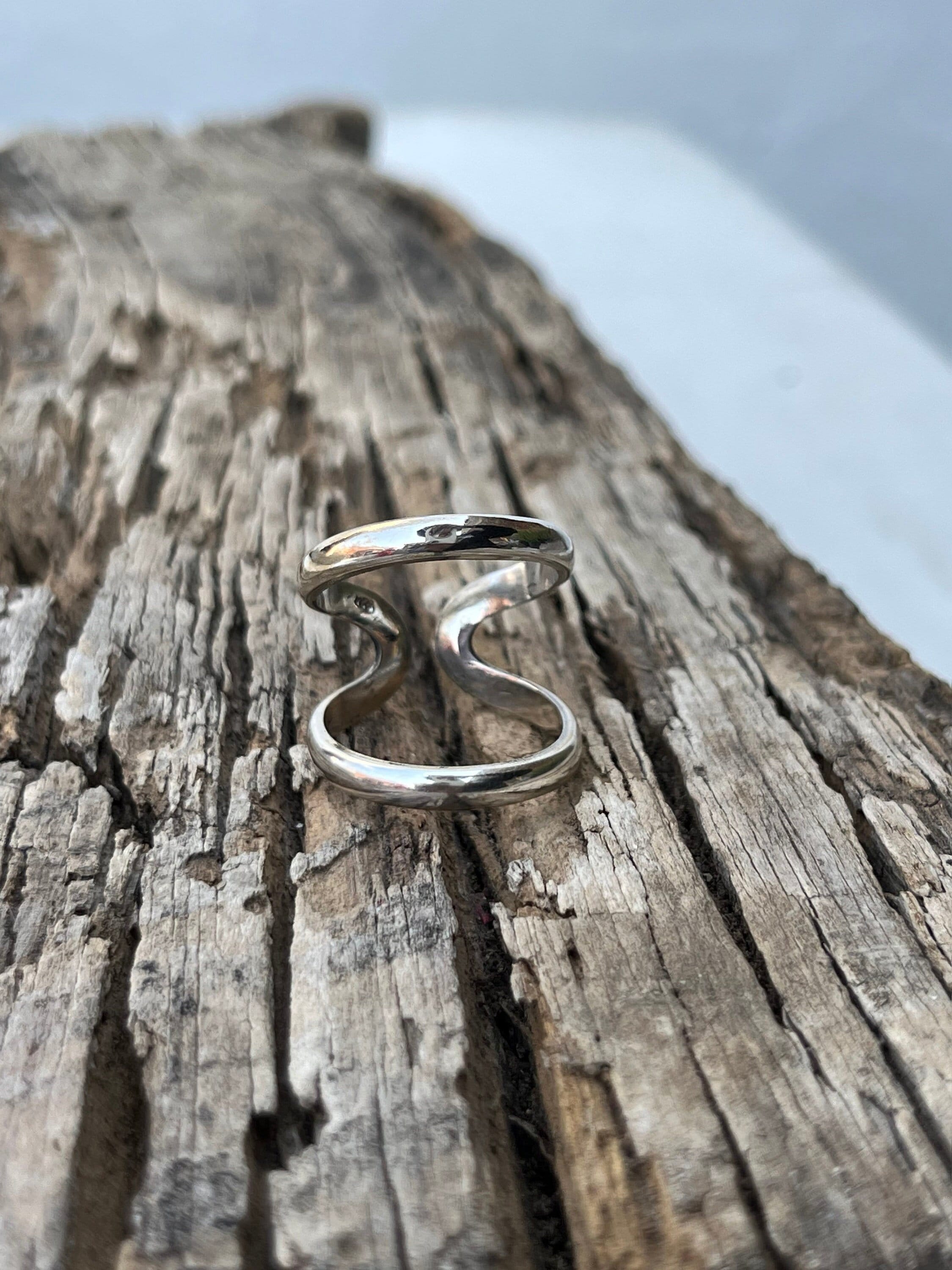 Adjustable Swan Splint Ring Sterling Silver Swan Splint Ring RA Rheumatoid Arthritis Ring Pip