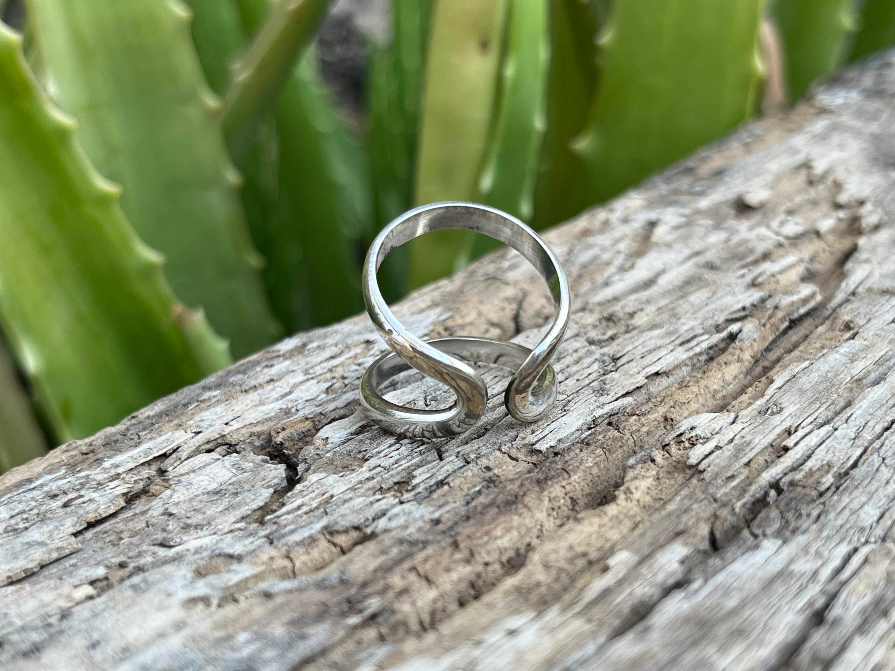 Adjustable Swan Splint Ring Sterling Silver Swan Splint Ring RA Rheumatoid Arthritis Ring Pip