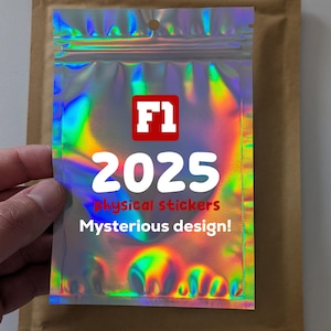 Design misterioso - 24 adesivi per circuiti di Formula 1 2025, Circuit Pack F1