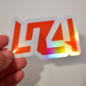 Lando Norris-logo en nummer Holografische Formule 1-sticker Leuke sticker voor notebooks, waterflessen, laptops - papaya F1