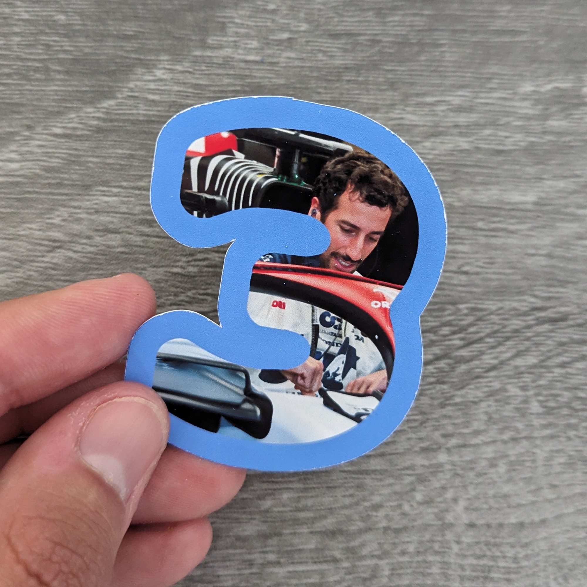 Driver Numbers RB Formula One Team - Yuki and Ricciardo - 22, 3 - 2024 stickers Formula 1