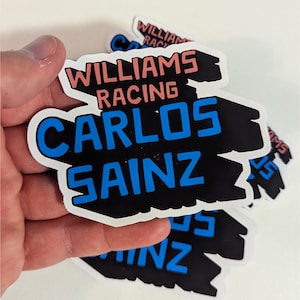 2025 Carlos Sainz Williams - Formula One 2025 stickers