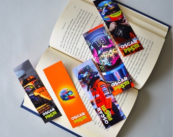 Formula 1 Bookmarks, Oscar Piastri Bookmarks, F1 driver bookmark