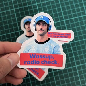 Daniel Ricciardo retirement sticker, Daniel Ricciardo